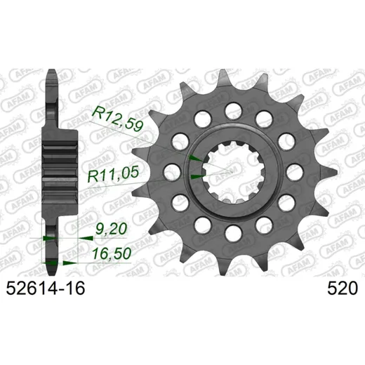 Ritzel AFAM 520 - 16Z 5261416