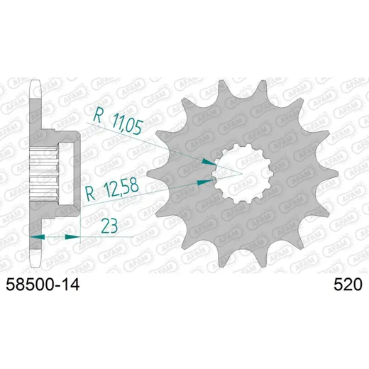 Ritzel AFAM 520 - 14Z 5850014