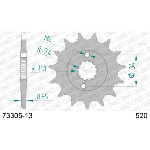 Ritzel AFAM 520 - 13Z 7330513