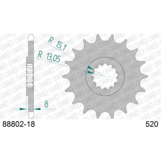Ritzel AFAM 520 - 18Z 8880218