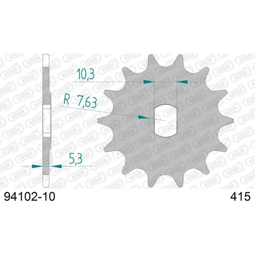 Ritzel AFAM 415 - 10Z 9410210