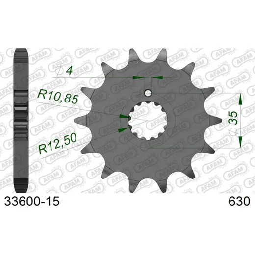 Front Sprocket AFAM 420 - 12t 3010012