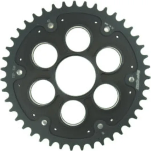 Edge-Rear Sprocket / Chain Wheel Supersprox 530/43t black RSA737 53043BLK