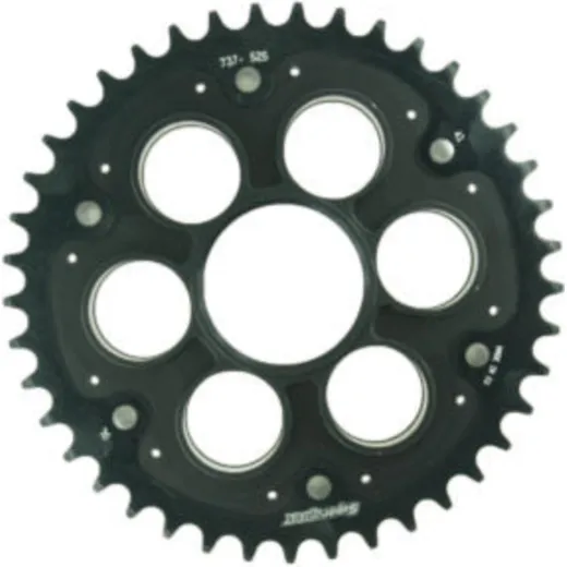 Edge-Rear Sprocket / Chain Wheel Supersprox 525/41t black RSA737 52541BLK