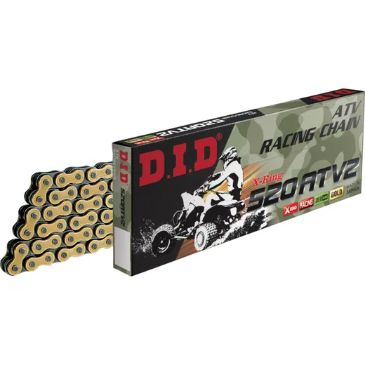 X-Ring Chain DID520ATV2G&B/68C Chain open with clip lock (FJ)