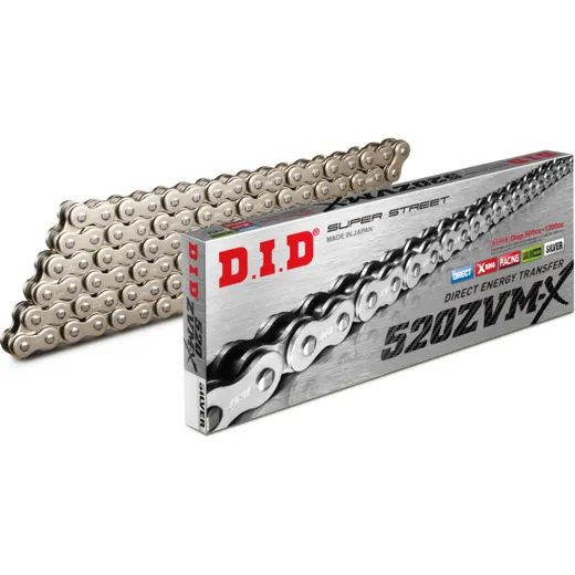 X-Ring Chain DID520ZVM-XS&S/80N Chain open with rivet lock (ZJ)