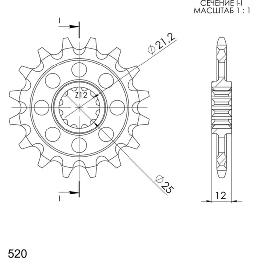 Ritzel 520/13Z 64302A13