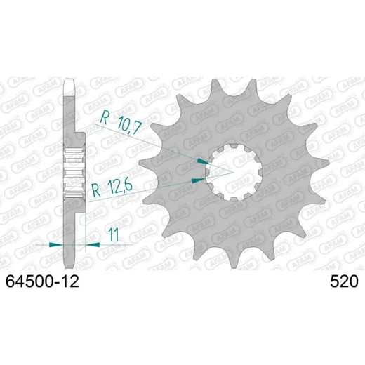 Ritzel AFAM 520 - 12Z 6450012