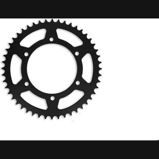 Steel Chain Wheel - Rear Sprocket AFAM 525 - 38t BLACK 7190038
