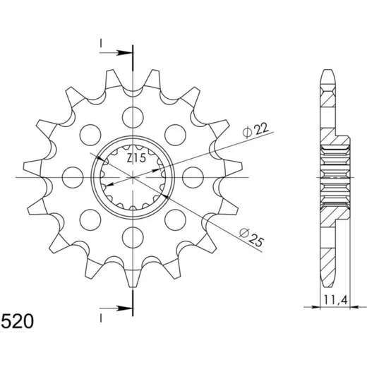 Ritzel 520/15Z 73303A15