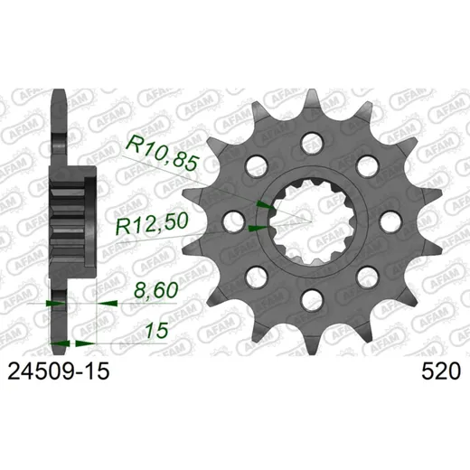 Front Sprocket AFAM 530 - 14t 2440014