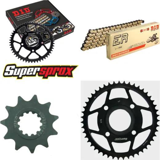 Chain Kit - Steel - for: MBK/YA X-Power 50 03-06/TZR50 03-06 11-47-132 DID420NZ3(G&B) Clip