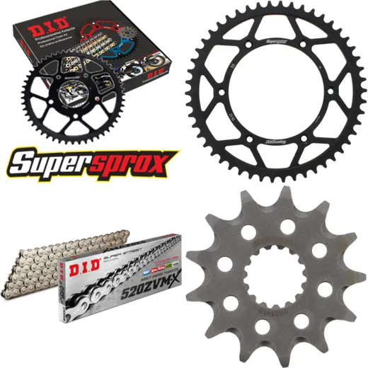 Chain Kit - Steel - for: BETA RR350 Enduro 12-12 13-50-114 DID520ZVM-X(S&S) rivet
