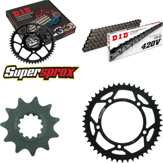 Chain Kit - Steel - for: APRILIA RS50 Extrema /Replica 03-05 11-47-122 DID420V Clip