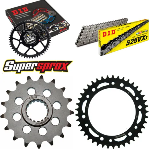 Chain Kit - Steel - for: BMW F650 GS /ABS 09-12 17-41-116 DID525VX3 rivet