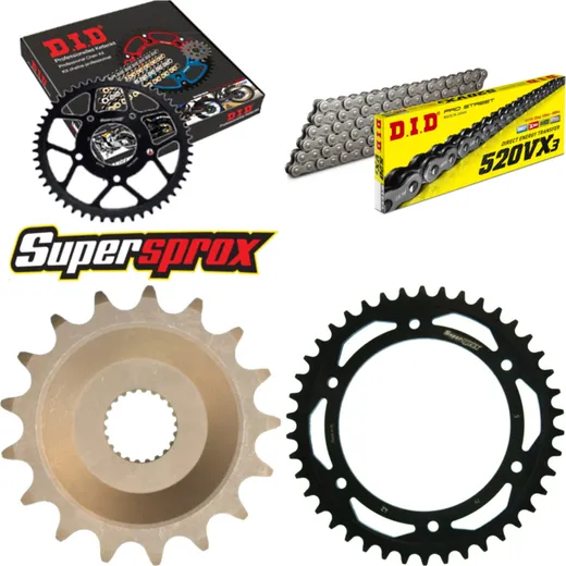 Chain Kit - Steel - for: APRILIA Pegaso 600 94-94 17-42-106 DID520VX3 endless