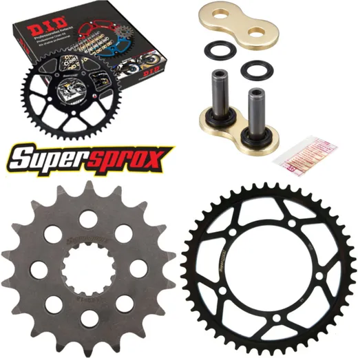 Chain Kit - Steel - for: TRIUMPH Tiger 955 I 05-06 18-46-114 DID530ZVM-X(G&G) rivet