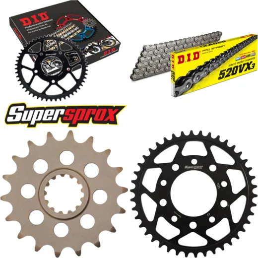 Chain Kit - Steel - for: TRIUMPH America 865 15- 18-42-112 DID520VX3 endless