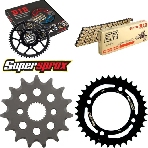Chain Kit - Steel - for: HONDA CRF70 04-13/XR70 R 00-00 15-36-086 DID420NZ3(G&B) Clip