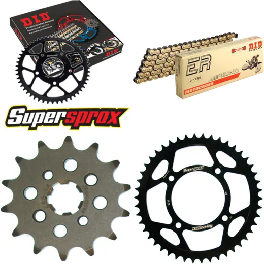 Chain Kit - Steel - for: HONDA CRF80 04-09/XRR80 85-85 14-46-110 DID420NZ3(G&B) Clip
