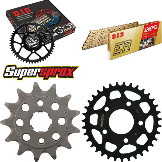 Chain Kit - Steel - for: HONDA NSR125 80km/h Version 3 98-98 13-35-110 DID520ERT2(G&G) Clip