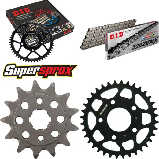 Chain Kit - Steel - for: HONDA NSR125 80km/h Version 2 94-97 13-36-110 DID520ZVM-X endless