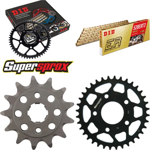 Chain Kit - Steel - for: HONDA NSR125 89-93 13-36-108 DID520ERT2(G&G) Clip