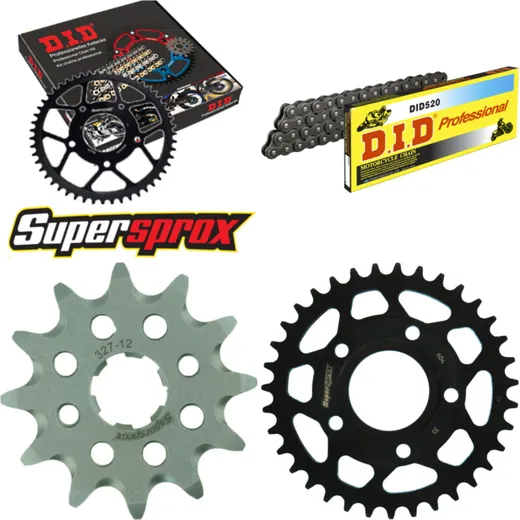 Chain Kit - Steel - for: HONDA NSR125 - 12-35-110 DID520 Clip