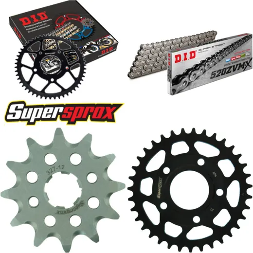 Chain Kit - Steel - for: HONDA NSR125 - 12-35-110 DID520ZVM-X endless