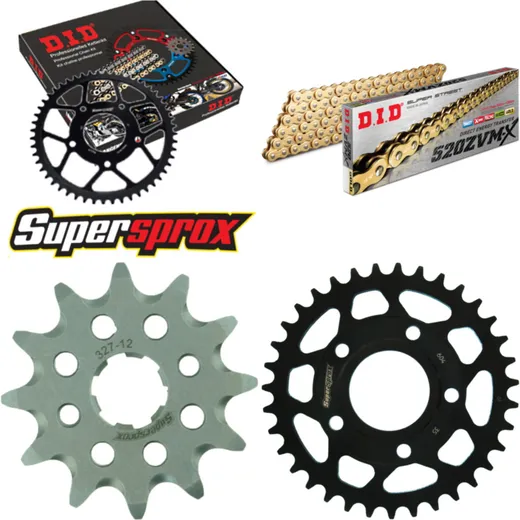 Chain Kit - Steel - for: HONDA NSR125 - 12-35-110 DID520ZVM-X(G&G) endless