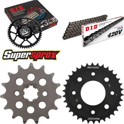 Chain Kit - Steel - for: HONDA MSX125 Grom 13-15 15-34-106 DID420V Clip