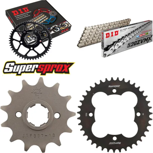Chain Kit - Steel - for: HONDA TRX250 R /Fourtrax [US] 86-87 13-39-096 DID520ZVM-X(S&S) endless
