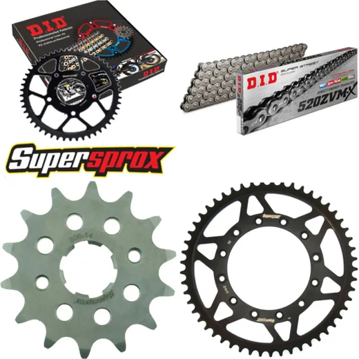 Chain Kit - Steel - for: HONDA XL250 S 79-81 14-53-102 DID520ZVM-X endless