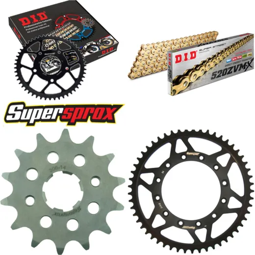 Chain Kit - Steel - for: HONDA XL250 S 79-81 14-53-102 DID520ZVM-X(G&G) endless
