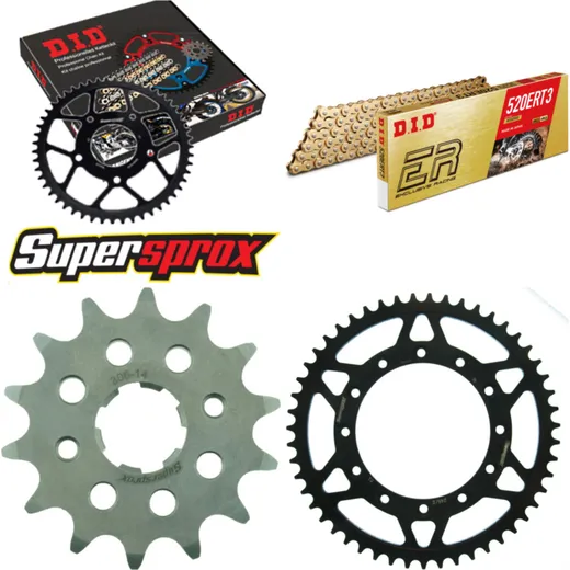 Chain Kit - Steel - for: HONDA CL250 SC 82-83 14-51-106 DID520ERT2(G&G) Clip