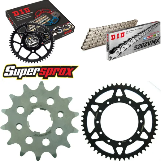 Chain Kit - Steel - for: HONDA CL250 SC 82-83 14-51-106 DID520ZVM-X(S&S) endless