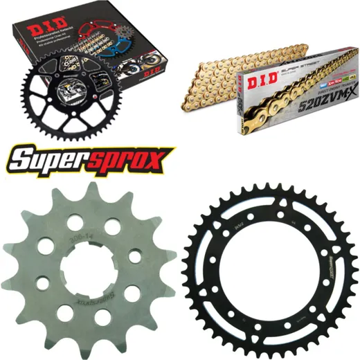 Chain Kit - Steel - for: HONDA CB250 RSC [6 x Ø8.5mm] 85-> 14-44-098 DID520ZVM-X(G&G) endless