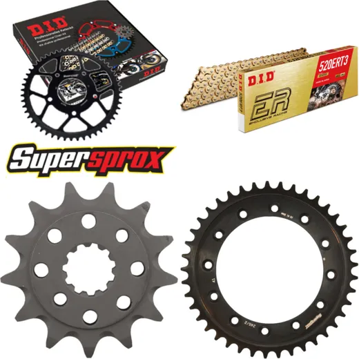 Chain Kit - Steel - for: HONDA NX250 88-93 13-41-102 DID520ERT2(G&G) Clip