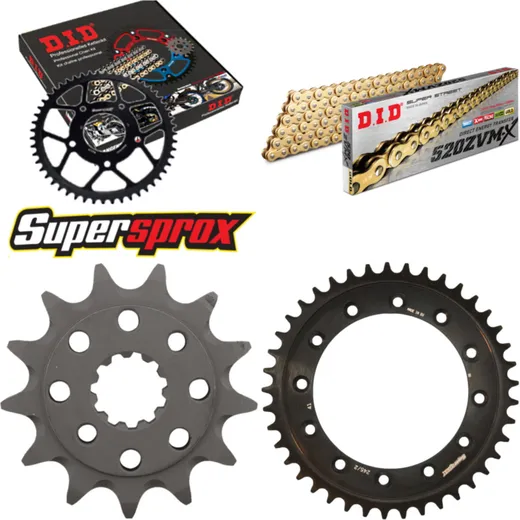 Chain Kit - Steel - for: HONDA NX250 88-93 13-41-102 DID520ZVM-X(G&G) endless