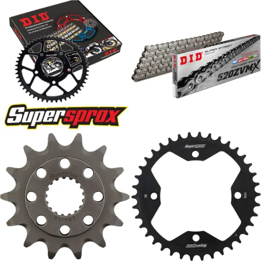 Chain Kit - Steel - for: HONDA TRX450 R 04-05 14-38-094 DID520ZVM-X endless