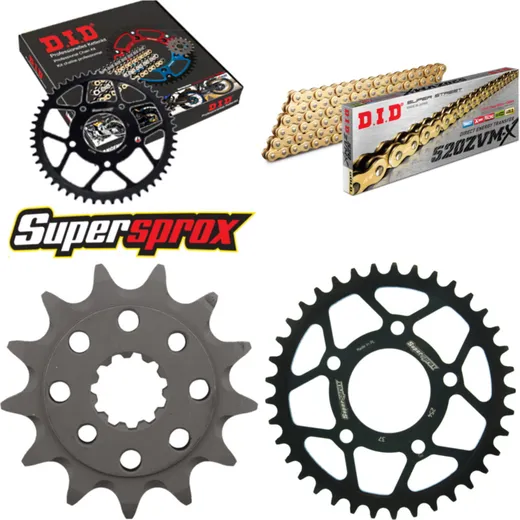 Chain Kit - Steel - for: HONDA CBF250 04-06 13-37-106 DID520ZVM-X(G&G) endless