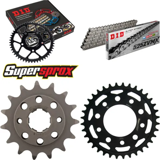 Chain Kit - Steel - for: HONDA XBR500 44PS 87-89 15-36-106 DID525ZVM-X endless