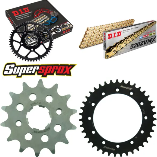 Chain Kit - Steel - for: HONDA XL500 S 79-82 14-39-096 DID520ZVM-X(G&G) endless