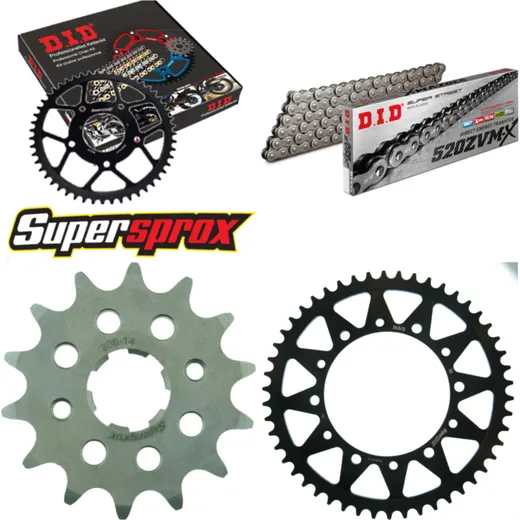 Chain Kit - Steel - for: HONDA XR600 R 88-90 14-50-112 DID520ZVM-X endless