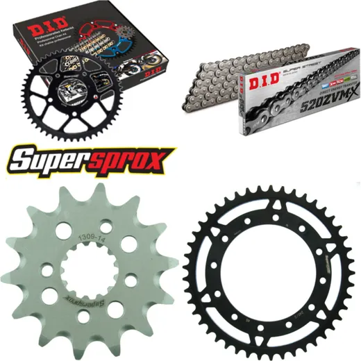 Chain Kit - Steel - for: HONDA XR600 R [DE] 91-00 14-45-110 DID520ZVM-X endless