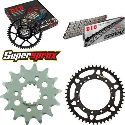 Chain Kit - Steel - for: HONDA XR600 R [FR] 91-00 14-48-110 DID520ZVM-X endless