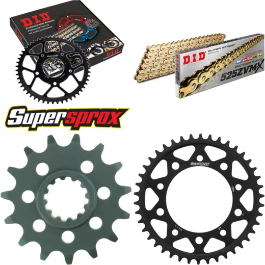 Chain Kit - Steel - for: HONDA CB600 F Hornet /S 98-06 15-42-110 DID525ZVM-X(G&G) endless