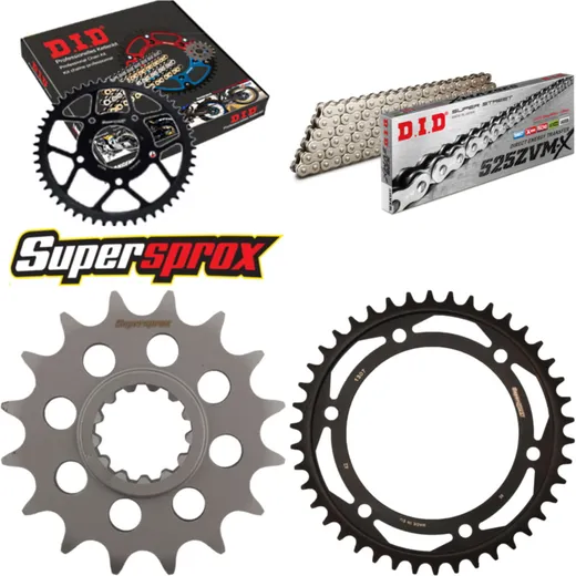 Chain Kit - Steel - for: HONDA CBR600 RR 03-06 16-42-112 DID525ZVM-X(S&S) rivet