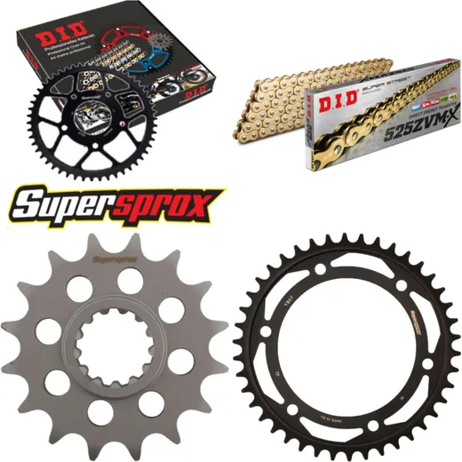 Chain Kit - Steel - for: HONDA CBR600 RR 03-06 16-42-112 DID525ZVM-X(G&G) rivet