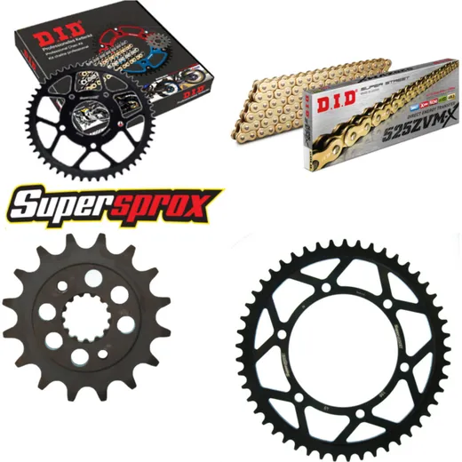 Chain Kit - Steel - for: HONDA XRV650 Africa Twin 88-89 16-49-124 DID525ZVM-X(G&G) endless